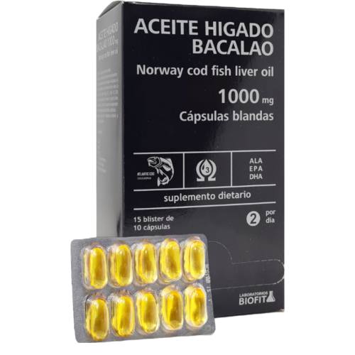 Aceite de Hígado de Bacalao, 1,000 mg, 180 Capsulas de Gel Suave